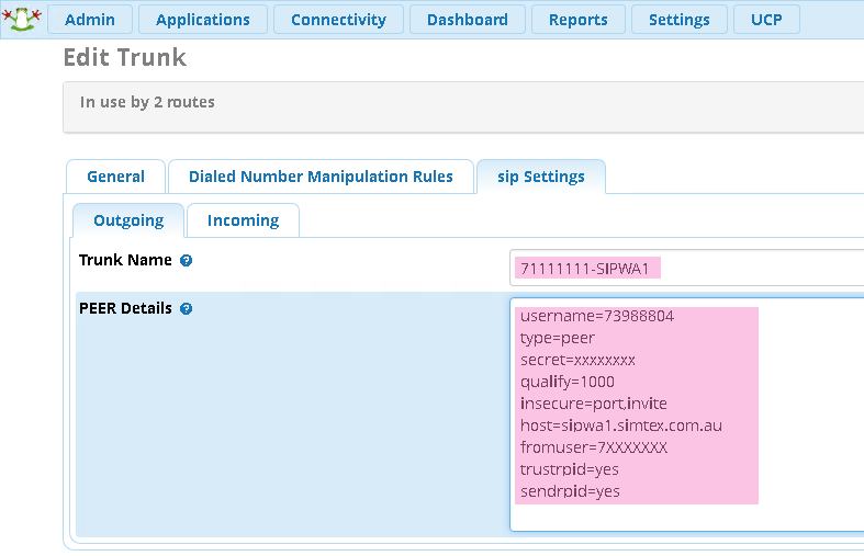 Setup sip server